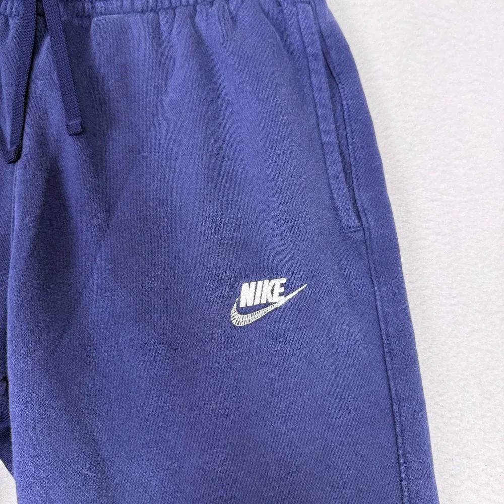 Nike Mens Small Navy Blue‎ Sportswear Club Fleece Joggers Swoosh League Pants